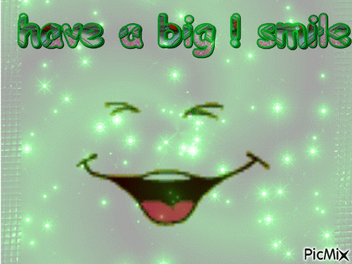 big smile - GIF animé gratuit