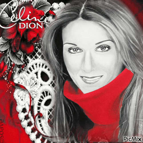 Celine Dion - Animovaný GIF zadarmo