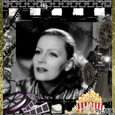 Greta Garbo - Gratis geanimeerde GIF