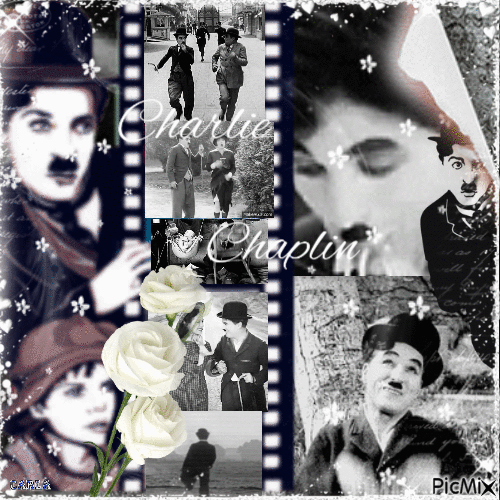 Charlie Chaplin - GIF animate gratis