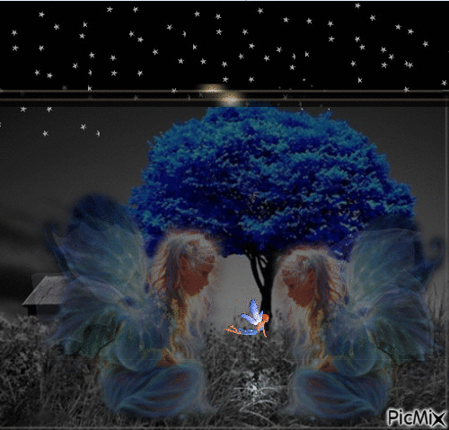 blue fairy - GIF animé gratuit
