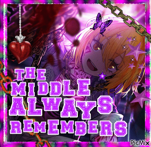 the middle always remembers - GIF animado grátis