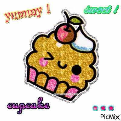 have a cupcake !!! - GIF animé gratuit