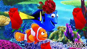 Dory & Marlin - GIF animate gratis