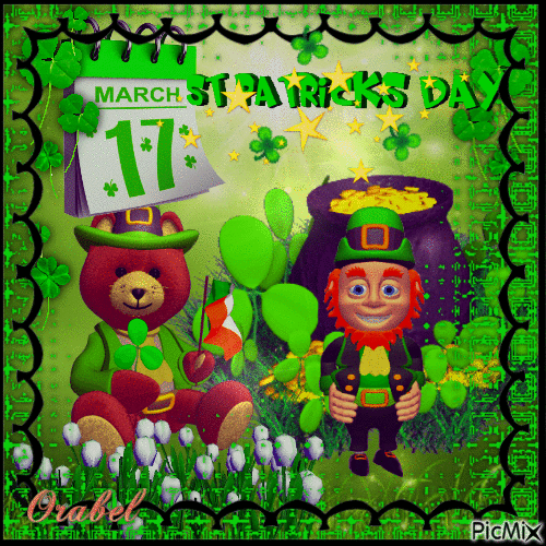 St. Patrick's Day - Darmowy animowany GIF