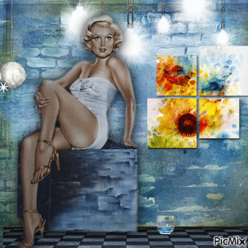 Marilyn Monroe - 無料のアニメーション GIF