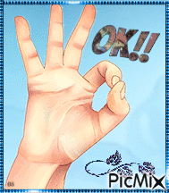 OK Hand - Darmowy animowany GIF