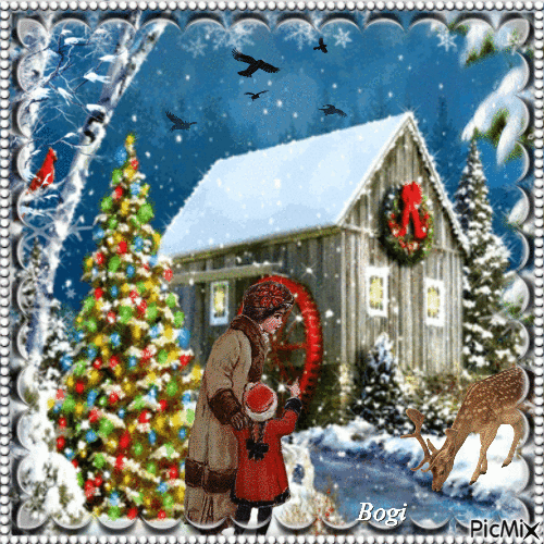 🎄A beautiful christmas tree🎄 - Gratis geanimeerde GIF
