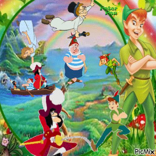 Peter Pan - Bezmaksas animēts GIF