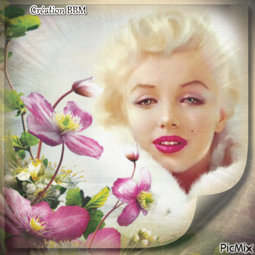 Marilyn Monroe par BBM - Gratis animerad GIF