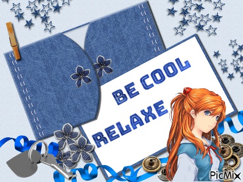 Be cool, relaxe - ücretsiz png