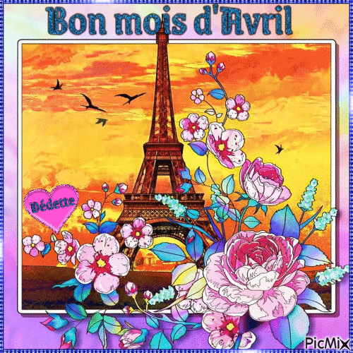 Bon mois d'Avril - Bezmaksas animēts GIF
