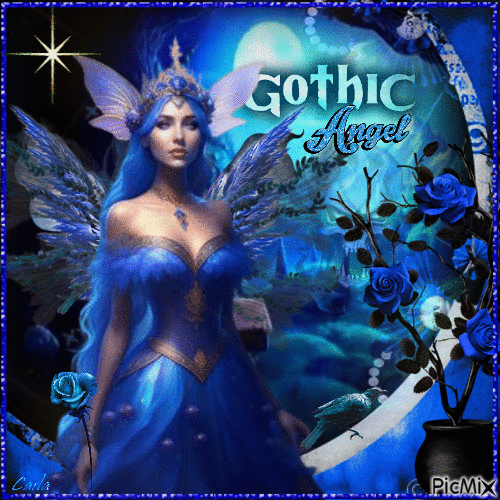 Gothic Angel - Darmowy animowany GIF
