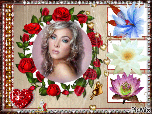 Belleza floral - Ingyenes animált GIF