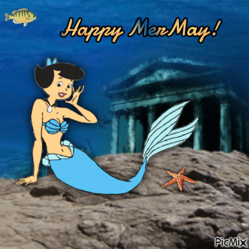 Betty the Mermaid - GIF animasi gratis