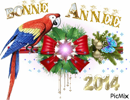 Bonne Année 2014 - Бесплатни анимирани ГИФ
