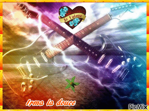 Guitares - Darmowy animowany GIF