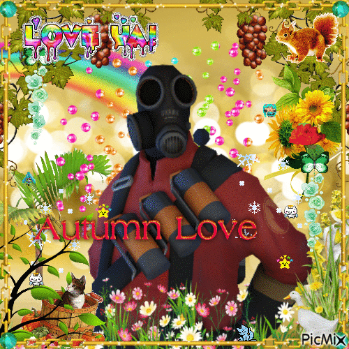 AUTUMN LOVE - Бесплатный анимированный гифка