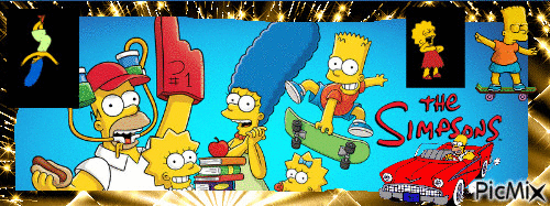 The Simpsons - Free animated GIF