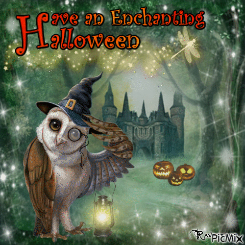 Have an Enchanting Halloween - Free animated GIF