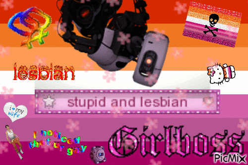 the other glados lesbianism one - Бесплатный анимированный гифка