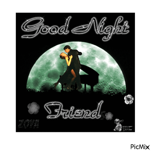 Good night - Bezmaksas animēts GIF