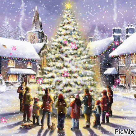 Weihnachten am Markt - Ingyenes animált GIF