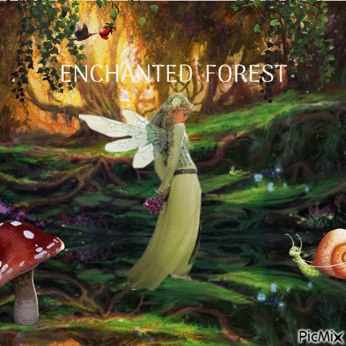 ENCHANTED FOREST - GIF animasi gratis