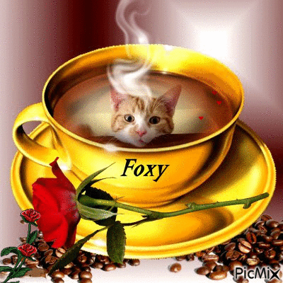 Der liebe Foxy... - GIF animado grátis