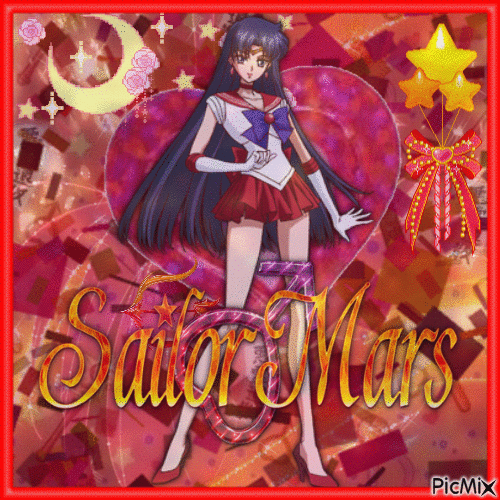 Sailor Mars - 免费动画 GIF