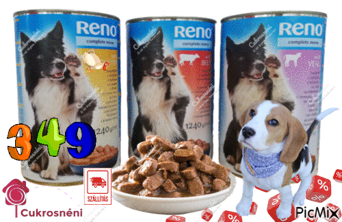 Reno kutya - Безплатен анимиран GIF