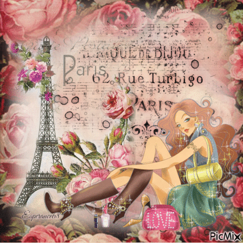 ღ L'élégance Parisienne ღ - Bezmaksas animēts GIF