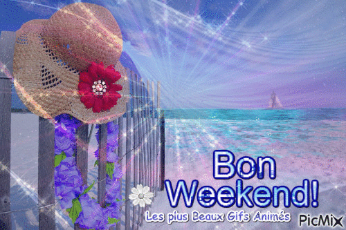 bon weekend - Zdarma animovaný GIF