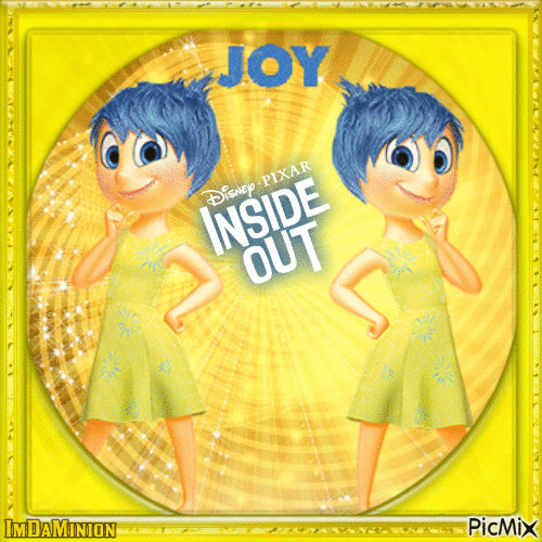 Joy from Inside Out - GIF animé gratuit