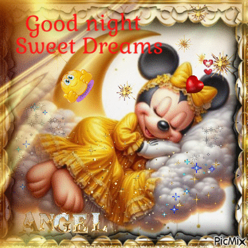 Good night and Sweet Dreams - GIF animasi gratis