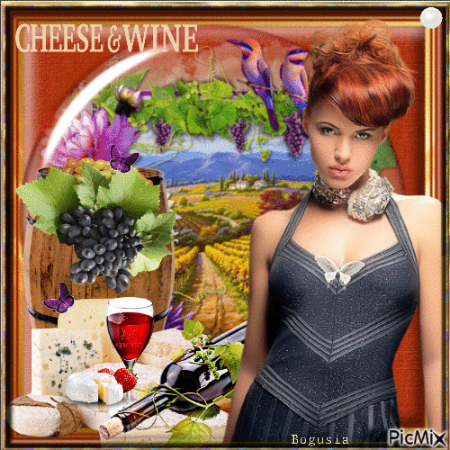 Cheese & Wine - Бесплатни анимирани ГИФ