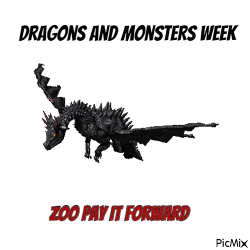 Dragons and Monsters Week - Zdarma animovaný GIF