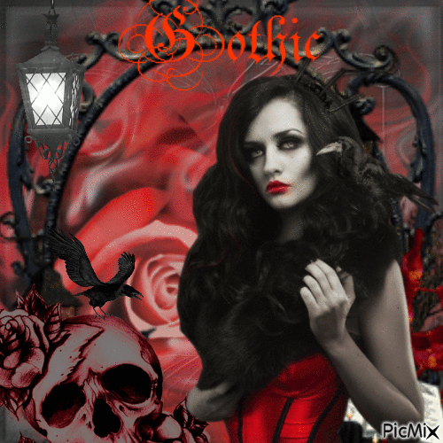 Concours : Femme gothique - 無料のアニメーション GIF