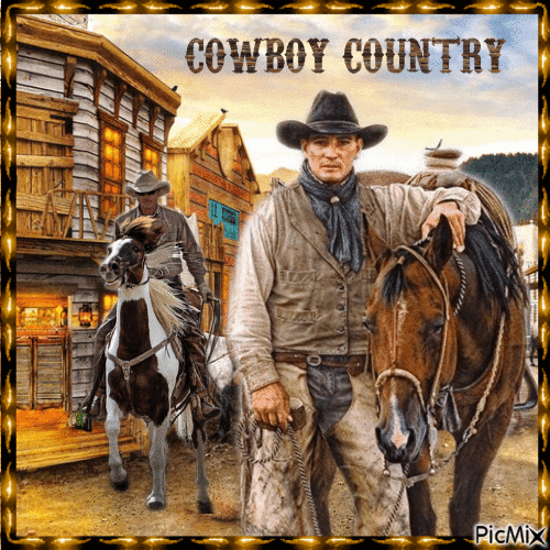 Cowboy - GIF animé gratuit