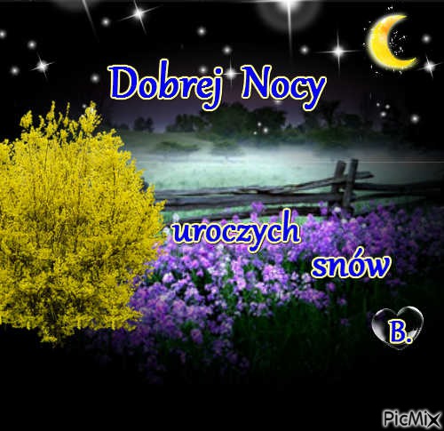 Dobrej Nocy - безплатен png