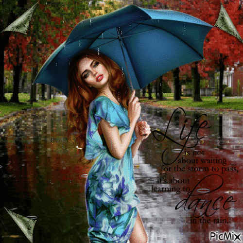 Rain. Life is........... - Ilmainen animoitu GIF