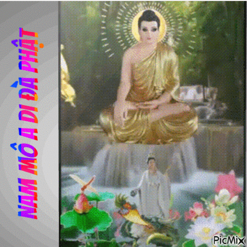 Nam Mô A Di Đà Phật - Zdarma animovaný GIF