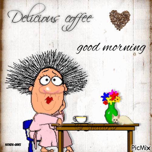 morning-coffee - Bezmaksas animēts GIF