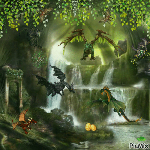 War Of The Dragons - Безплатен анимиран GIF