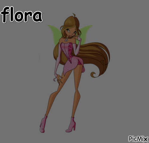 flora du winx club - бесплатно png