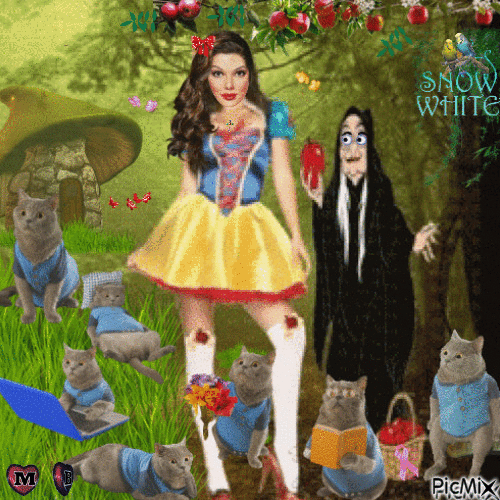 Snow White - Zdarma animovaný GIF