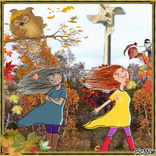 Sonbahar Rüzgarı - Ingyenes animált GIF