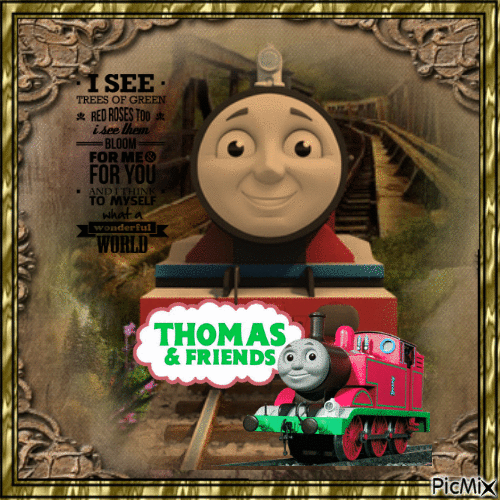 James - Thomas & Friends - Gratis geanimeerde GIF