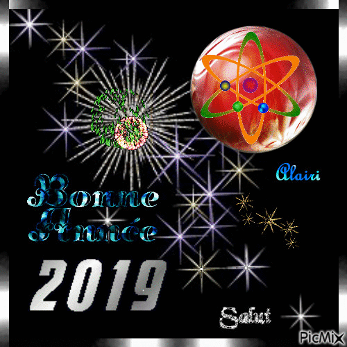 Bonne Année 2019 - Gratis animeret GIF