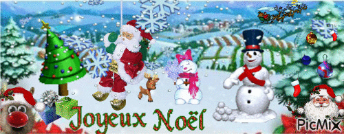 joyeux noël - Безплатен анимиран GIF
